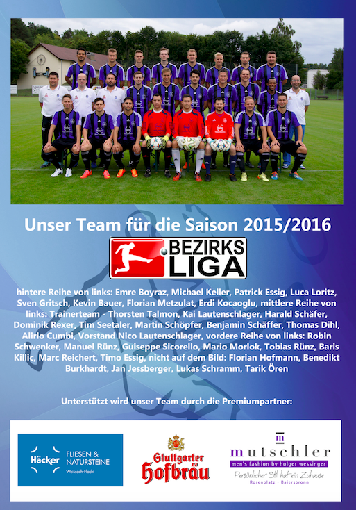 Unser Team 2015 2016
